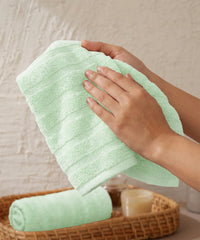 Quick Dry 2 Pc Hand Towel, Sage|400 GSM Cotton