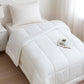 Comfort Living Solid Single AC Blanket/Comforter, Milky White|120 GSM Polyester|Reversible