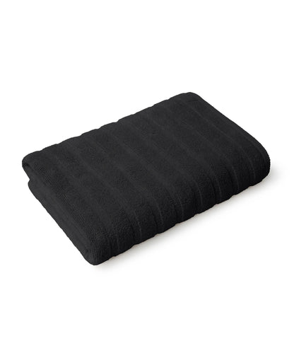 Quick Dry 1 Pc Bath Towel,Black|400 GSM Cotton