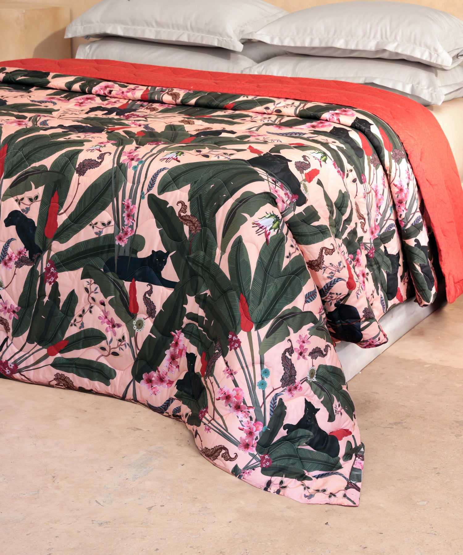 Shivan & Narresh for myTrident King Comforter, 400TC, PALMERA