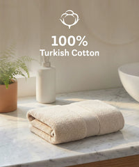 Luxehome Turkish Towel 1Pc Hand Towel, Dry Sand | 800 GSM Cotton