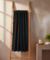 Quick Dry 1 Pc Bath Towel,Black|400 GSM Cotton