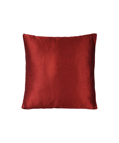 Everyday Solid Single Cushion, 250 GSM, 40 cm x 40 cm, Passion Red