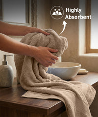 Soft Comfort 1Pc Bath Towel, Acron|509 GSM Cotton|Air Rich Technology