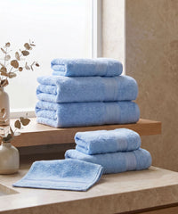 Soft Comfort 6Pc Towel Set, Allure|509 GSM Cotton|Air Rich Technology