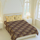 Home Essential Royal Bloom Queen Bedsheet Set, Mirabella Ochre | 144TC Cotton| 2 Pillow Covers