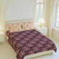 Home Essential Royal Bloom Queen Bedsheet Set, Mirabella Coral | 144TC Cotton| 2 Pillow Covers