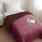 Soft Comfort Solid Single AC Blanket/Comforter, Hot Choclate|200 GSM Micro Polyester|Reversible