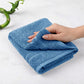Luxe Home 1Pc Hand Towel, Sea Blue| 600 GSM Cotton Bamboo