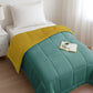 Soft Comfort Solid Single AC Blanket/Comforter, Tipsy Torquoise|200 GSM Micro Polyester|Reversible