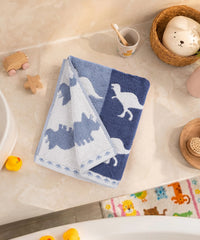 Juniors Bath Towel, Dino| 550 GSM | 100% Premium Cotton