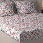 Home Essential Warm Fitted King Bedsheet, Eloise| 290 GSM Polyester|2 Pillow Covers