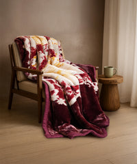 Classic Plushmare 2 Ply Double Mink Blanket,Juliet| 5 KG