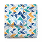 Urban Comfort Trippy Triangles Blue Single Comforter, 120GSM, 100% Cotton, Multicolor
