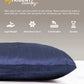 Everyday Solid Single Cushion, 250 GSM, 40 cm x 40 cm, Blue Glory