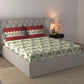 Celebration Queen Bedsheet Set, Ruhani Orange | 144 TC Cotton| 2 Pillow Covers