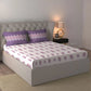 Celebration Queen Bedsheet Set, Saanjh Purple | 144 TC Cotton| 2 Pillow Covers