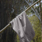 Luxe Home 1Pc Bath Towel, Charcoal| 600 GSM Cotton Bamboo