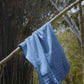 Luxe Home 1Pc Bath Towel, Sea Blue| 600 GSM Cotton Bamboo