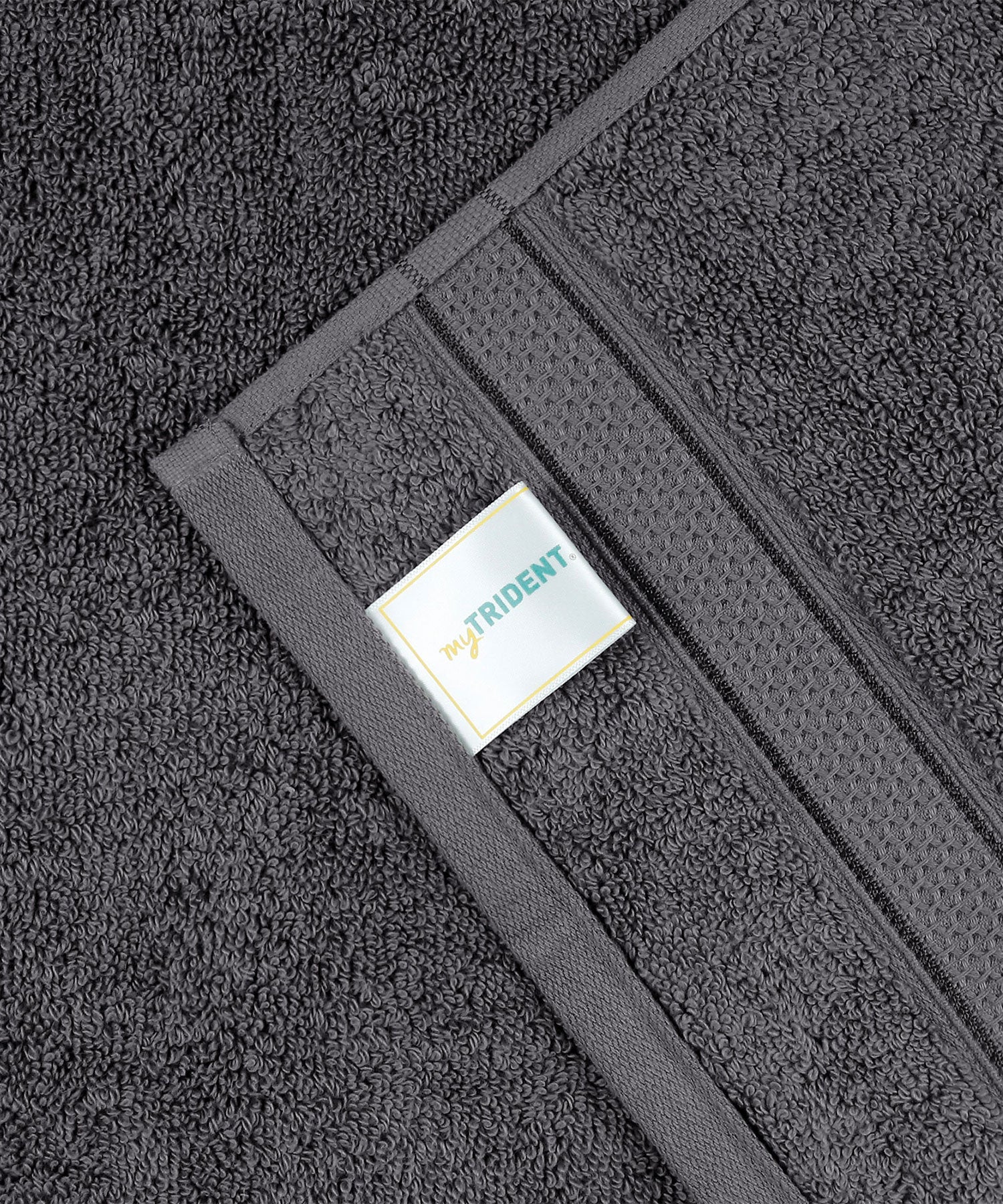 Indulgence 2Pc Hand Towel, Anchor Grey|600 GSM Cotton