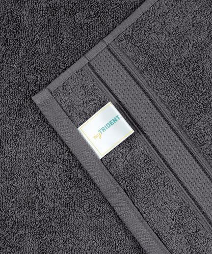 Indulgence 2Pc Hand Towel, Anchor Grey|600 GSM Cotton
