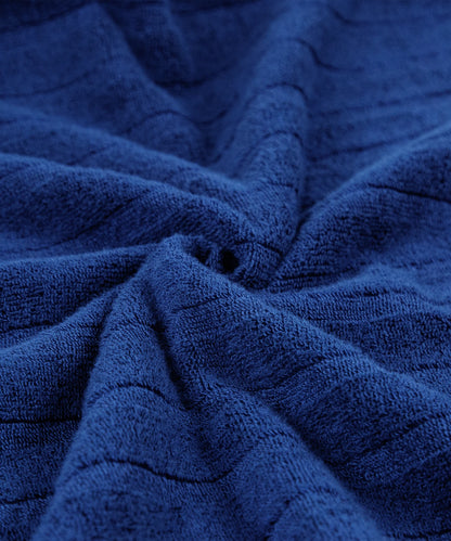 Quick Dry 3 Pc Wash Towel, Navy Blue|400 GSM Cotton