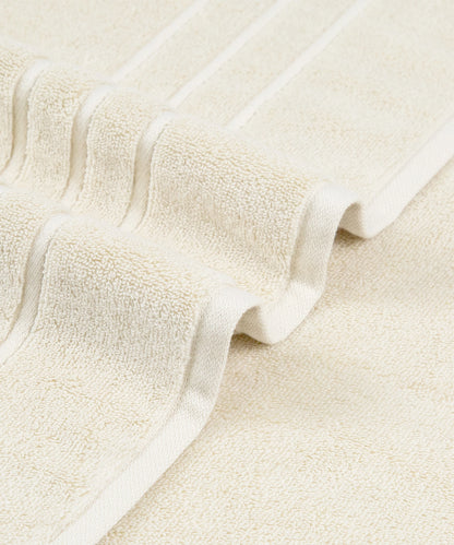Luxe Home 2Pc Face Towel, Lamb's Wool| 600 GSM Cotton Bamboo