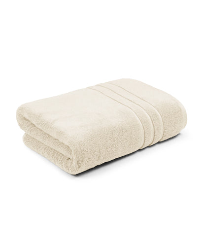 Luxe Home 1Pc Bath Towel, Lamb's Wool| 600 GSM Cotton Bamboo