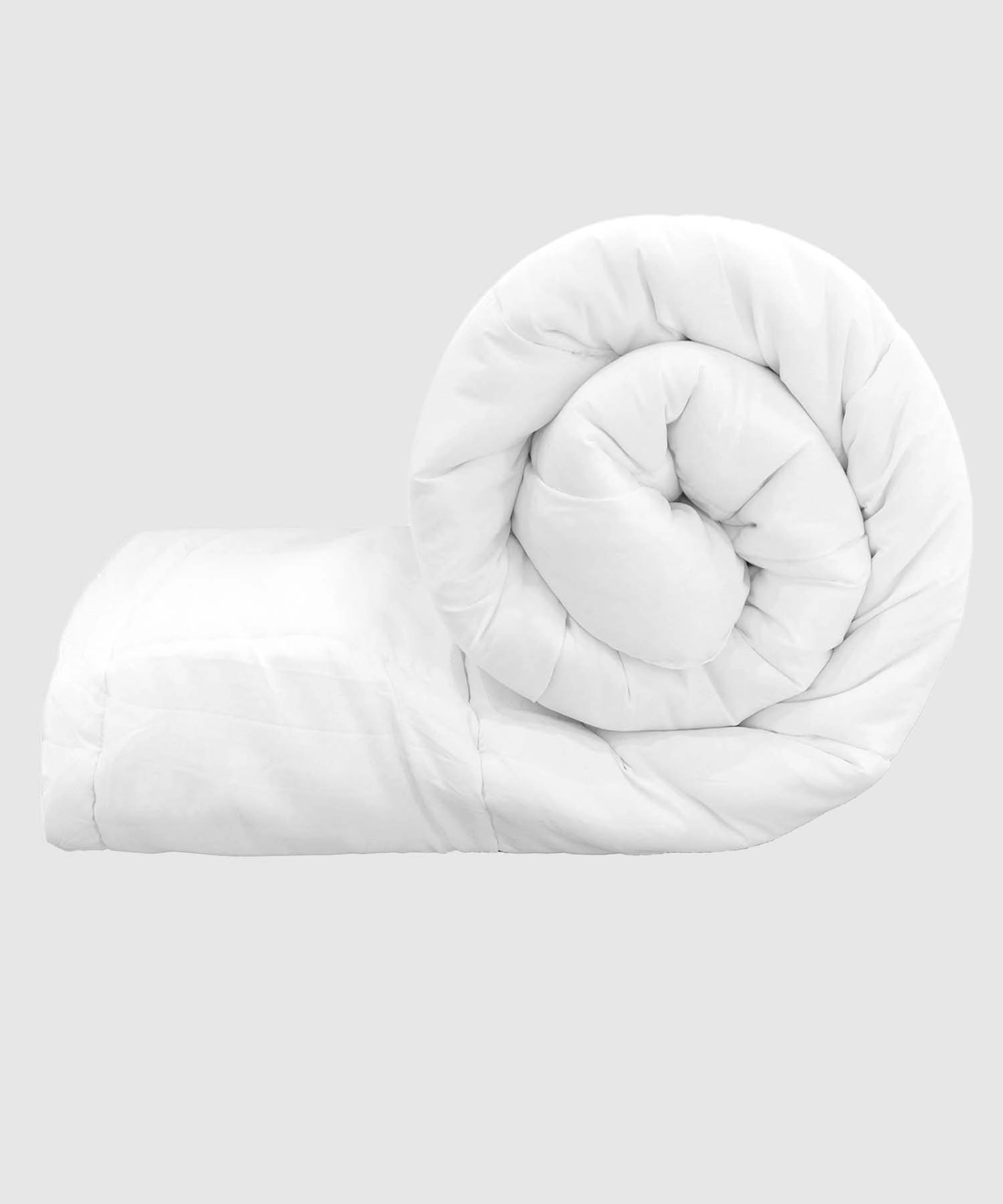 Comfort Living Solid Single AC Blanket/Comforter, Milky White|120 GSM Polyester|Reversible