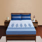 Classic Prakriti King Bedsheet Set, Neelgiri|210 TC Cotton|2 Pillow Covers