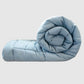 Comfort Living Solid Single AC Blanket/Comforter, Blue Fog|120 GSM Polyester|Reversible