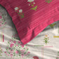 Home Essential Royal Bloom Queen Bedsheet Set, Gilded Dream Pink| 144TC Cotton| 2 Pillow Covers