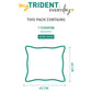 Everyday Solid Single Cushion, 250 GSM, 40 cm x 40 cm, Passion Red
