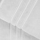 Luxe Home 2Pc Face Towel, Silver| 600 GSM Cotton Bamboo