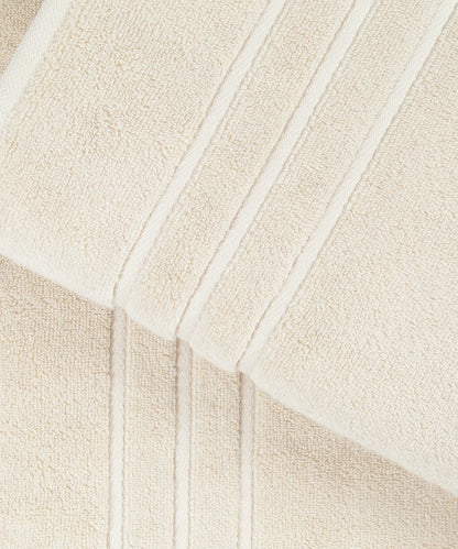 Luxe Home 2Pc Face Towel, Lamb's Wool| 600 GSM Cotton Bamboo