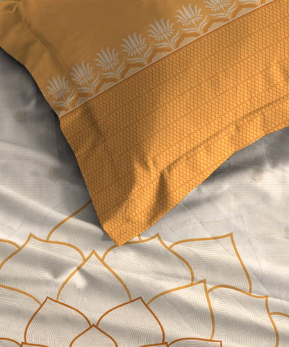 Classic Prakriti King Bedsheet Set, Arogya|210 TC Cotton|2 Pillow Covers