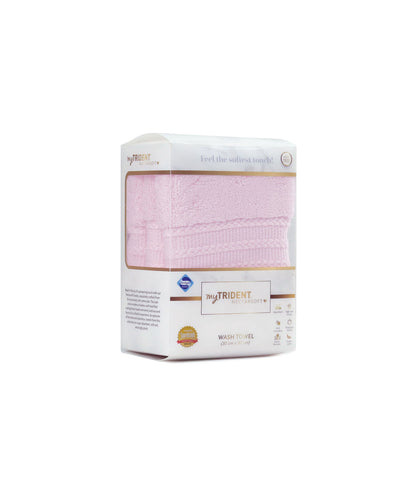 Nectarsoft 3 Pc Face Towel,625 Gsm , High End Luxury,Antimicrobial,Premium Cotton, Blush Pink