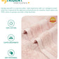 Indulgence 2Pc Hand Towel, Basic Pink|600 GSM Cotton