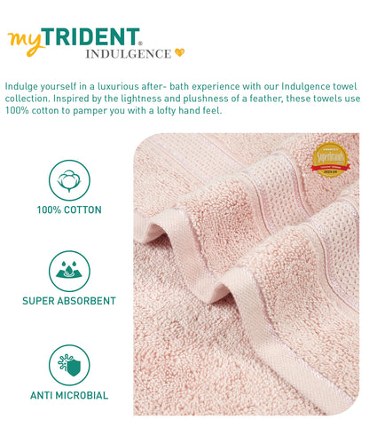 Indulgence 2Pc Hand Towel, Basic Pink|600 GSM Cotton