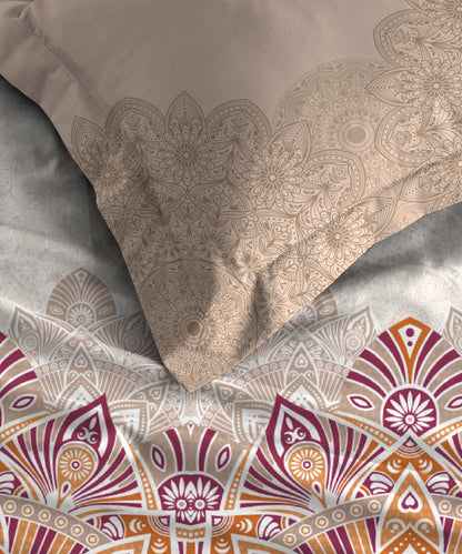 Classic Prakriti King Bedsheet Set, Tejas|210 TC Cotton|2 Pillow Covers