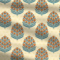 Home Essential Royal Bloom Queen Bedsheet Set, Dhalia Orange| 144TC Cotton| 2 Pillow Covers