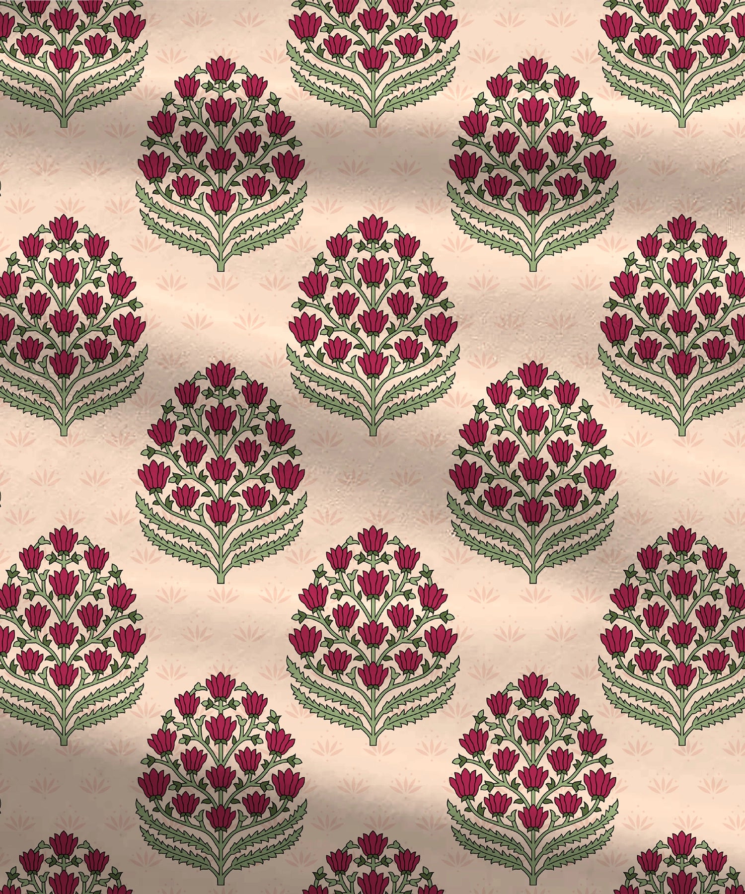Home Essential Royal Bloom Queen Bedsheet Set, Dhalia Pink| 144TC Cotton| 2 Pillow Covers