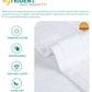 Nectarsoft 3 Pc Face Towel,625 Gsm , High End Luxury,Antimicrobial,Premium Cotton, Delica White