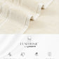 Luxe Home 2Pc Face Towel, Lamb's Wool| 600 GSM Cotton Bamboo