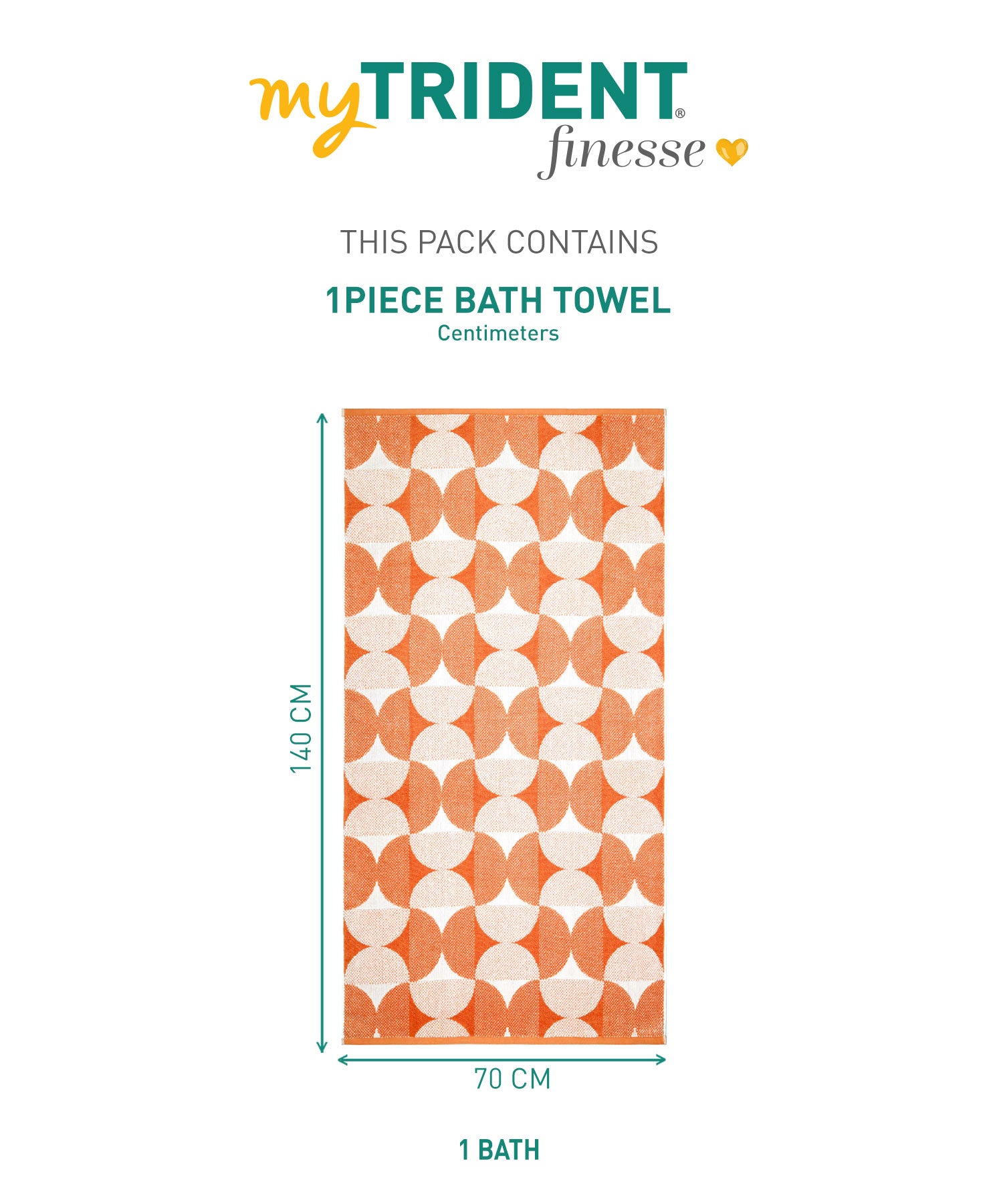 Finesse Fashion Bath Towel, Muted Clay|600 GSM Cotton