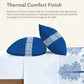Classic Prakriti King Bedsheet Set, Neelgiri|210 TC Cotton|2 Pillow Covers