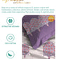 Celebration Queen Bedsheet Set, Saanjh Purple | 144 TC Cotton| 2 Pillow Covers