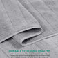 Quick Dry 3 Pc Face Towel, Charcoal Grey|400 GSM Cotton