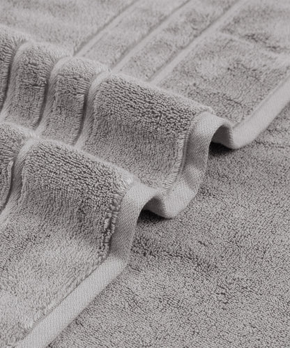 Luxe Home 1Pc Bath Towel, Charcoal| 600 GSM Cotton Bamboo