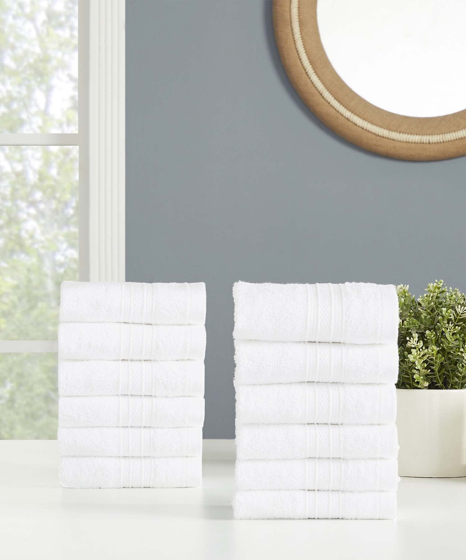 12Pc Face Towel Set